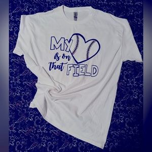 My Heart is on that Field Baseball edition unisex size large